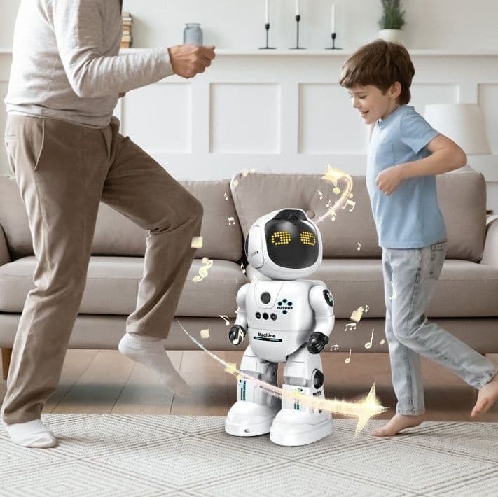 aiロボット 表情豊かな発光式学習支援人型ロボット