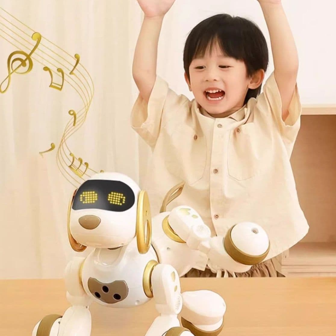 aiロボット 心を伝える表情豊かな知能型ペット犬ロボット