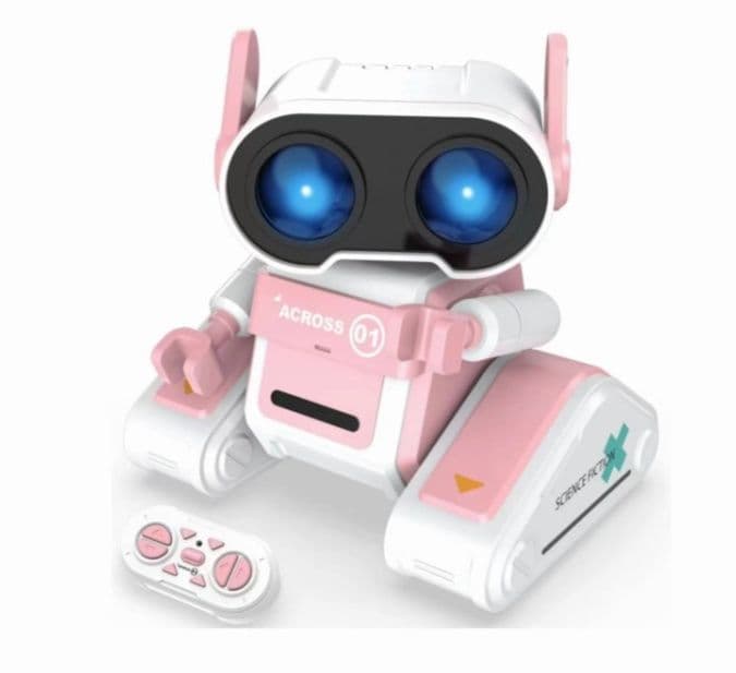 aiロボット 双眼発光式キャタピラ駆動型知育人工知能ロボット