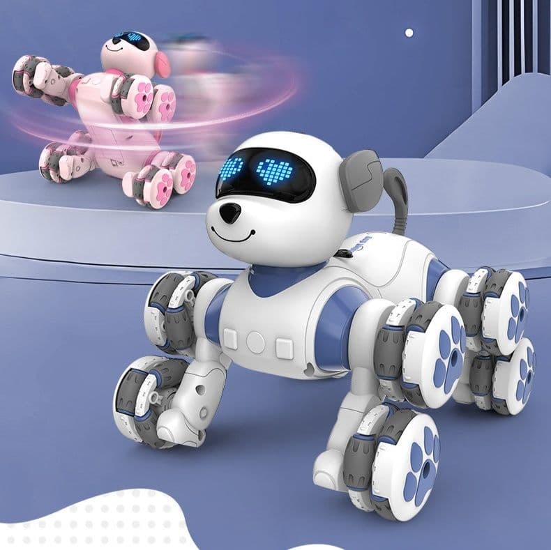 aiロボット 表情豊かな電子ペット四足歩行ロボット犬